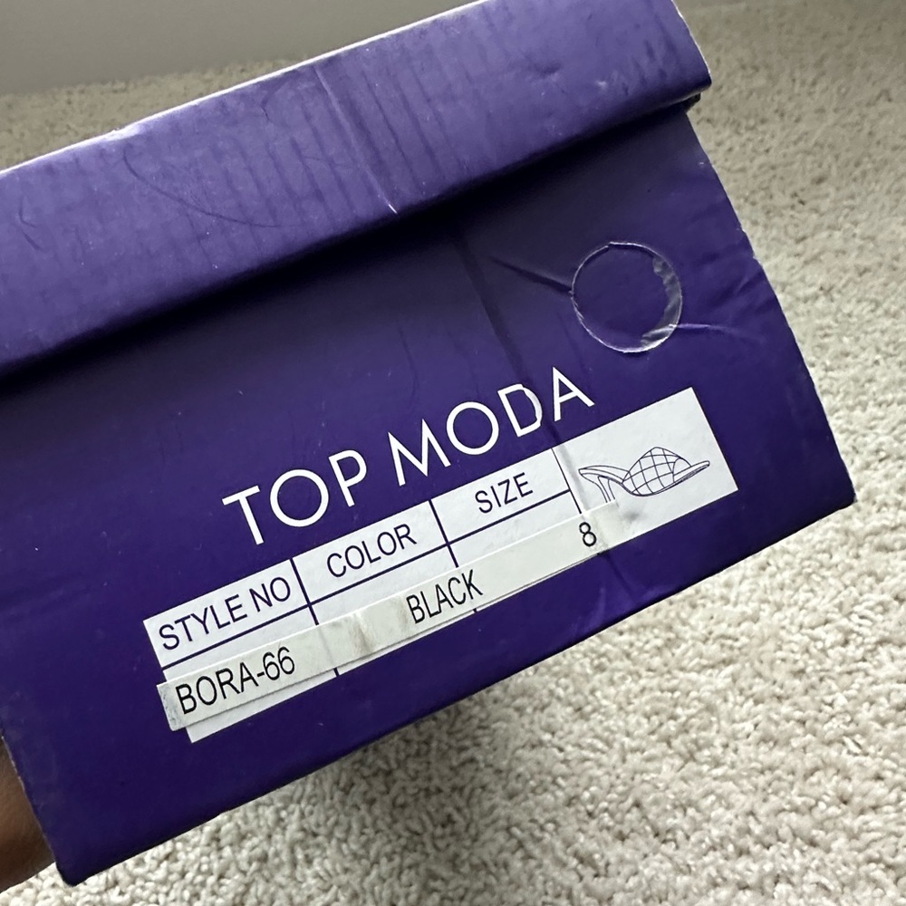 Brand New Top Moda Quilted Mule Heels - Picture 6 of 6